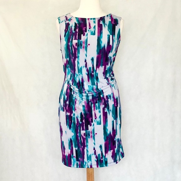 Calvin Klein Dresses & Skirts - Calvin Klein Sleeveless Ruched Pattern Knit Dress